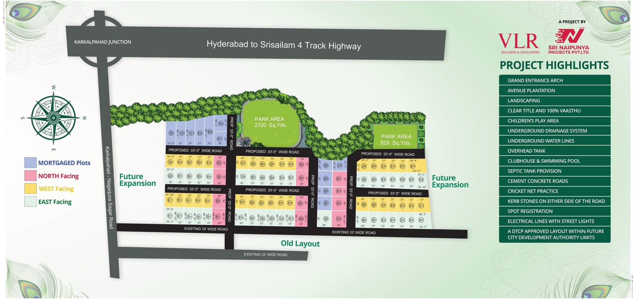 Sri Gokul City master layout plan