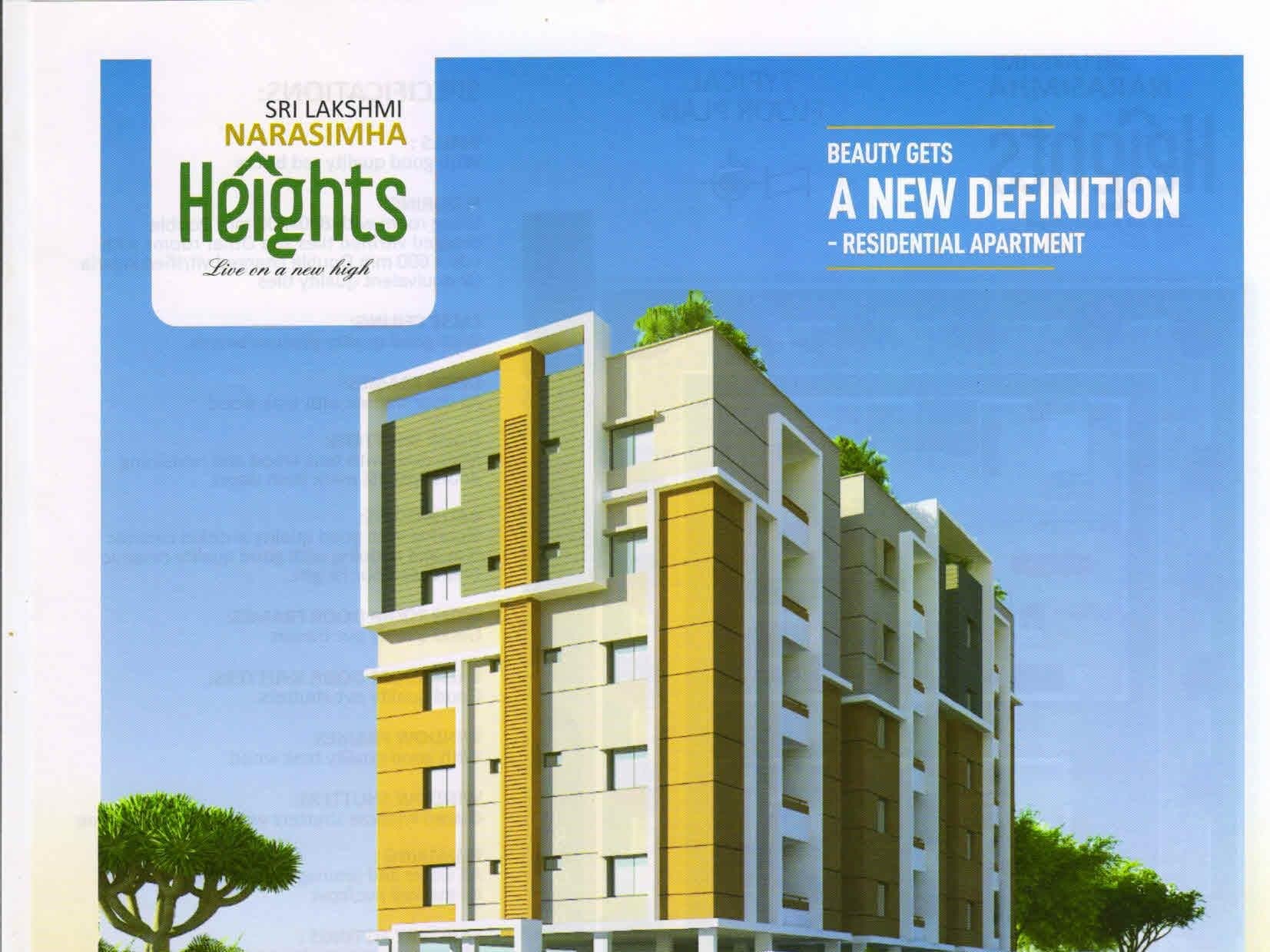 Sri Lakshmi Narasimha Heights apartment building rendering